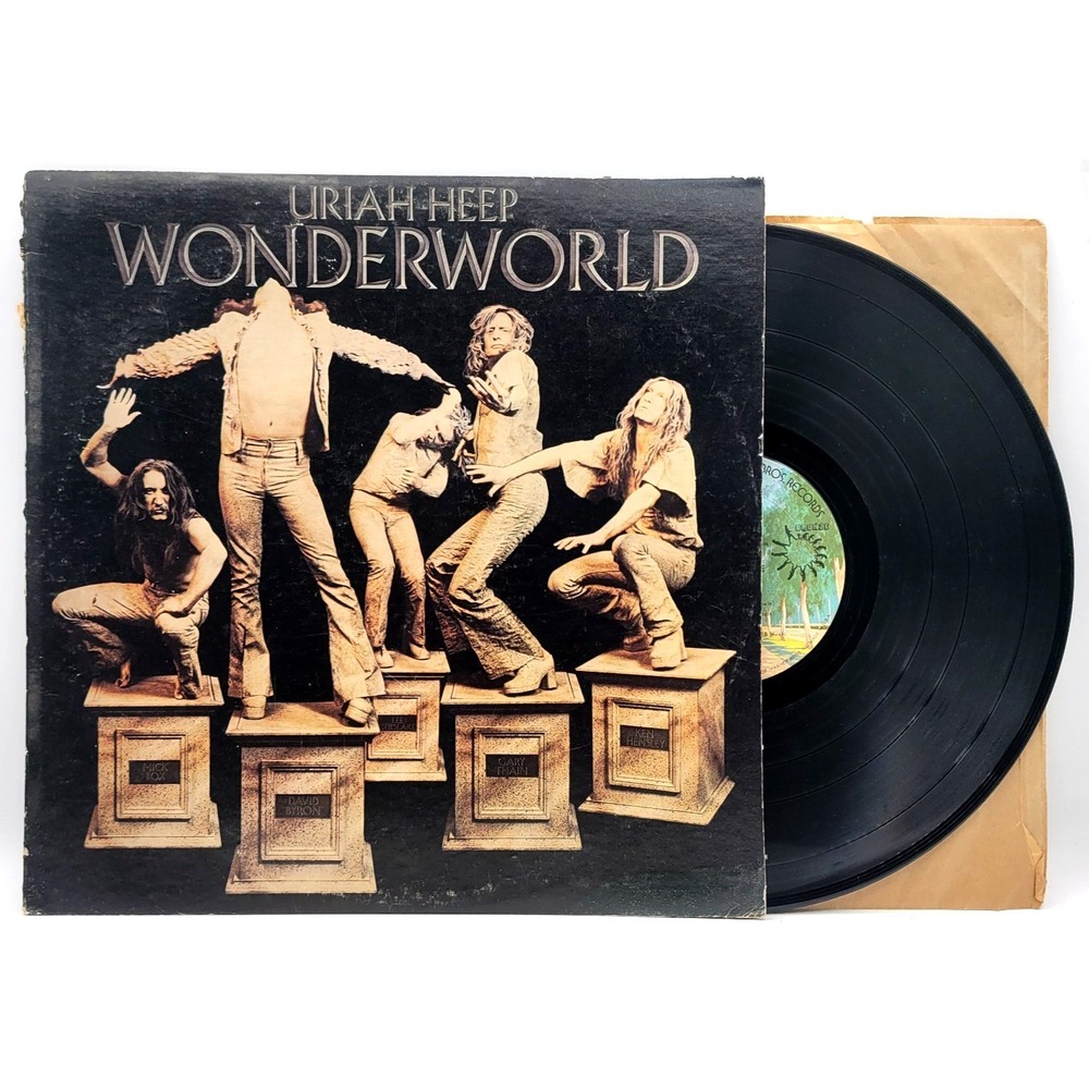 URIAH‎ HEEP - WONDERWORLD - ROCK LP RECORD WARNER